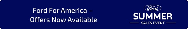Ford for America - Offers Now Available