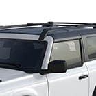 Roof Rails with Crossbars Black