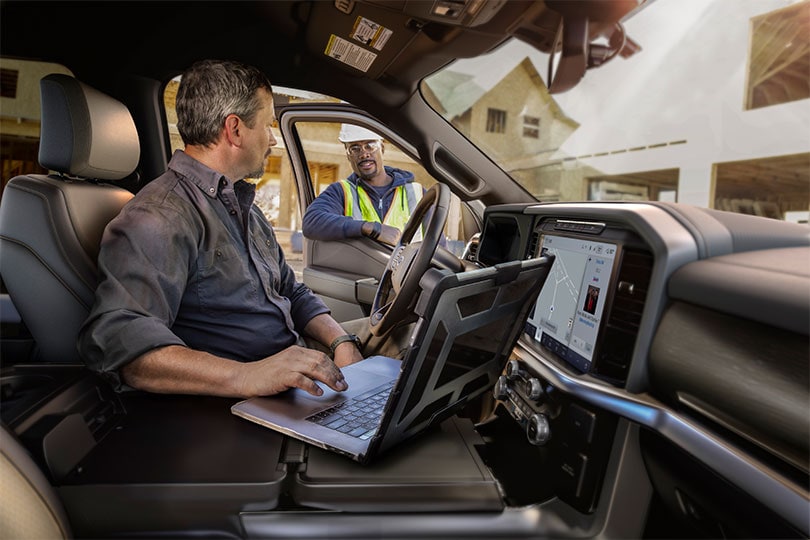 Work Anywhere with the Ford F-150 Lariat Mobile Office Package!