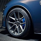 Unique Brake Calipers – Notorious Blue with Grabber Blue Logo