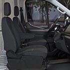 Dark Palazzo Gray Cloth, 2-Way Manual Driver and 2-Way Manual Passenger Seats